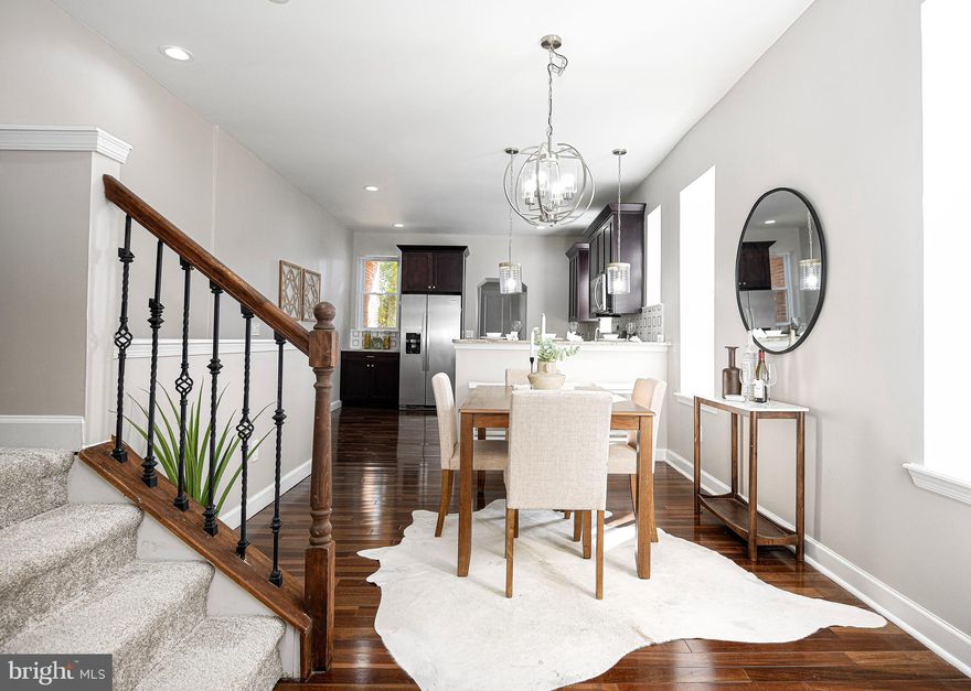 Fully renovated semi-detached house in Edmonson Village. Master Bedroom with a private bath and a spacious walk-in closet. Spacious 2nd and 3rd bedrooms.  Fully finished basement with a full bath; deck off the kitchen, and a fully fenced yard.  This will not last; make this yours today.