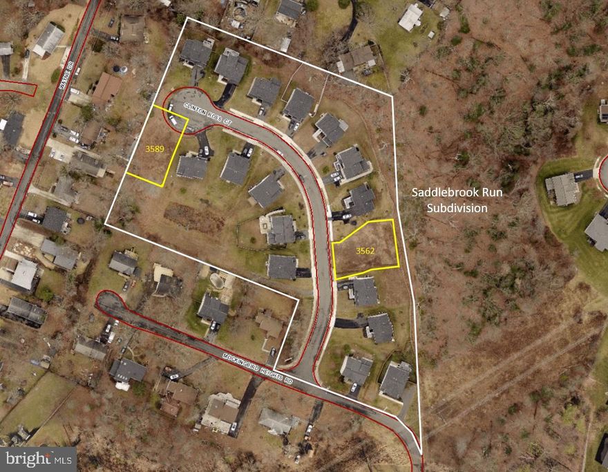 Don’t miss this rare opportunity to build your dream home in the sought-after Saddlebrook Run neighborhood! These are the last two remaining residential lots in Saddlebrook Run, established in 2021 as a boutique community with just 18 quarter-acre lots, ensuring a peaceful and private setting. With the flexibility to bring your own builder, you can create a home tailored to your vision. All house plans must be approved by the Saddlebrook HOA, ensuring a cohesive and high-quality community aesthetic. Seize this chance to build in a prime location while these final lots are still available! Ideally situated for commuters and military personnel, these lots offer unparalleled access to I-95, making travel to Washington, D.C., and surrounding areas a breeze. DC commuter lots are just minutes away, and the Quantico Marine Corps Base Main Gate is only 1.5 miles from the community, providing unmatched convenience for service members and defense professionals. Triangle, VA, is a growing area with close proximity to shopping, dining, and outdoor recreation, offering a perfect balance of suburban tranquility and urban accessibility. Whether you're looking for a prime investment or the perfect place to call home, these lots provide the ideal foundation for your future.
