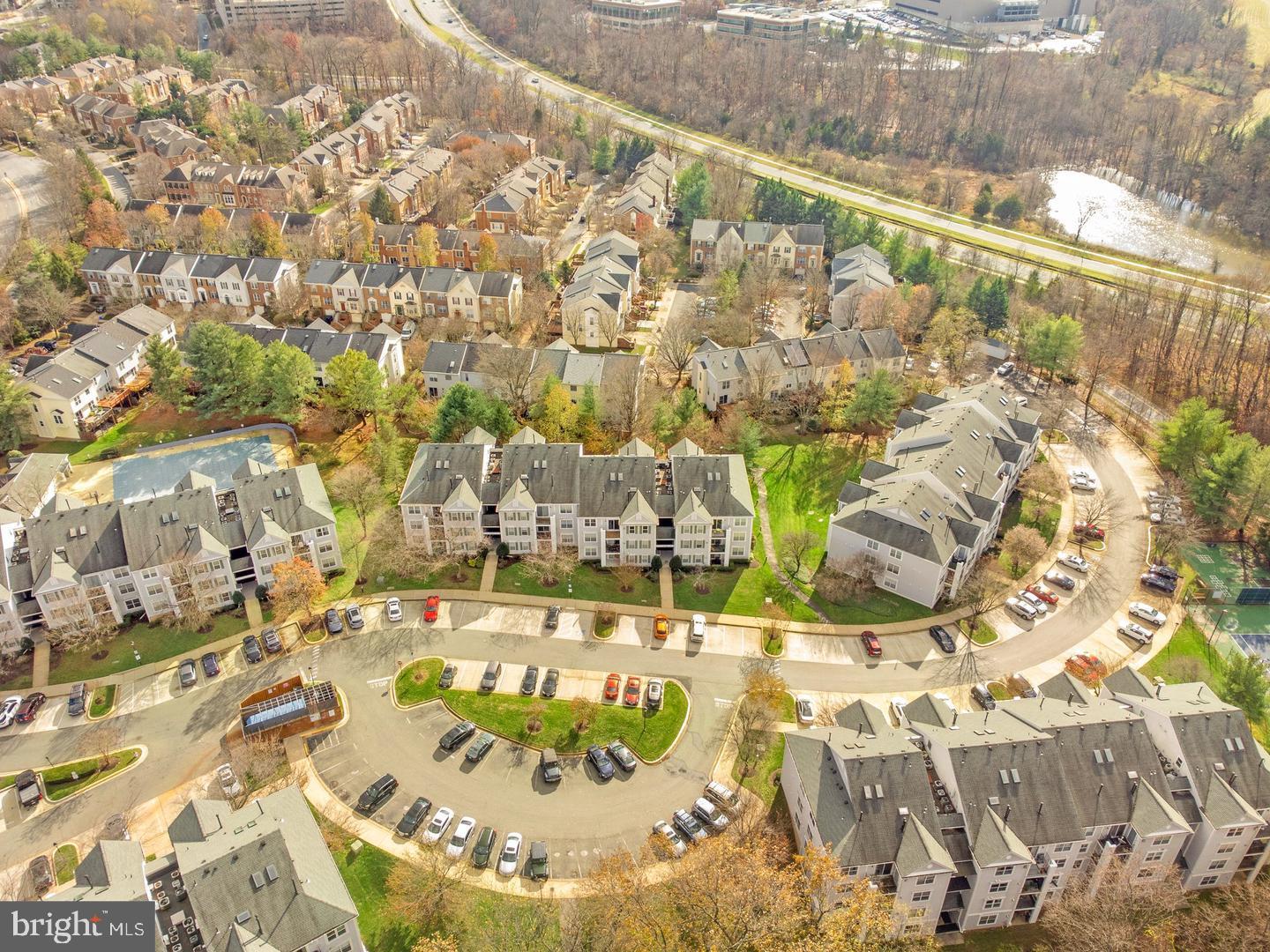 BEST Location in Gaithersburg/ Rockville , 3 blocks to Crown Farm, Just a few steps to wonderful restaurants, shops and entertainment. Very close to the new express bus to Metro, 5 min drive to 270, 3 true bedrooms, 2 full baths with a loft!, Sunny TOP floor, End unit, Primary Bdrm with walk in closet, reserved parking, $100 ANNUAL PET FEE, 1 reserved spot included, 2nd parking tag costs 125 / yr, Includes lovely Pool & tennis, Very sunny