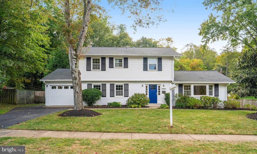 This charming Colonial home in the desirable Mantua community offers a perfect blend of comfort and style. Updated kitchens and baths and 4 bedrooms all on the upper level, 2.5 baths. Approximately 2,500 finished square feet.  The inviting interior features a traditional floor plan with a cozy family room with a wood burning fireplace open to the renovated kitchen, ideal for gatherings.  Enjoy meals in the breakfast area or dining room, complemented by beautiful wood floors and ample natural light from bay windows. Main floor office.  Replacement windows. 1 car garage. The finished basement with new LVP flooring provides additional living space a laundry room and a large storage room.  Step outside to a lovely corner lot with landscaped gardens and a  deck, perfect for outdoor entertaining. Fully fenced back yard. The community boasts fantastic amenities, including a very active Mantua Swim and Tennis Club with  outdoor pools, 4 lit tennis courts, and a great club house. This house is 2 blocks to the club and has a pool membership that is available to the buyers - they get first right of refusal to purchase it:  avoid the 5 year + wait list.  With convenient access to Vienna and Dunn Loring metros, Fairfax Inova Hospital, Mosaic shopping center the property is ideally situated :  surrounded by nature and tranquility, yet also located  so close to restaurants, shops and amenities. Just 1 block to the Cross County Trail for biking, jogging, walking and nature enthusiasts.  Experience the warmth and joy of living in Mantua, where every day feels like a retreat.  Commuters will be happy to be close to many major arteries and highways:  Beltway, I=66, 395 and rte 50.  Woodson HS.