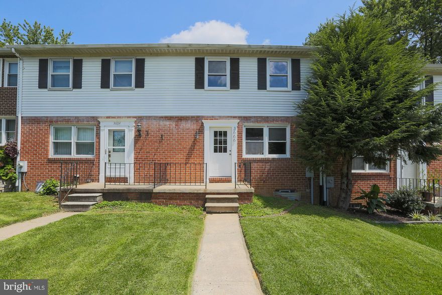 Beautifully renovated Townhome now available in the Double Rock Community. Enjoy a re-designed open concept, huge kitchen island with granite counter-tops, stainless steel appliances, NEW HVAC, modern finishes in 2.5 remodeled bathrooms. Home backs right up to Double Rock Park, in the Parkville school district with easy access to 695 and 95. Home Warranty Available, see it today!