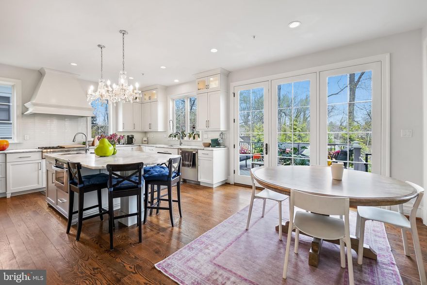 Located in the heart of the coveted Woodhaven neighborhood and built-in 2016 by Brookmont Homes,  this is 6311 Poe Road! Enter in on the main level and notice the tall ceilings and the immense amount of natural light that shines through the enormous windows with a spectacular view of the trees.  The main level includes a formal living room, formal dining room, an office, a family room, and an eat-in gourmet kitchen. The gourmet kitchen is a chef's dream come true with stainless steel appliances, an oversized island as well as doors that access the back deck. Make your way to the second level and enter the luxurious  owner's suite. With his and her closets and an en-suite bathroom this is the ultimate at home retreat. This level includes 3 other bedrooms, one with an en-suite bath, as well as a hall bath. The walkout lower level includes a large rec space as well as a bedroom, full bath, and garage access. This is a must see!