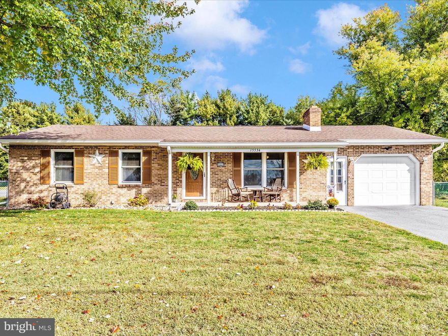 This 2 bed 2 full bath  house checks all the boxes with a garage, fenced yard, two sheds, and partially finished basement with extra room for storage! You will also love the sun room off the spacious kitchen. As if that wasn't enough, an added bonus is that this house is also in the Clear Spring Middle and High school district.  Carpets were replaced with hardwood in 2021, and the roof is less than 10 years old!  This home has been well-maintained by its owners, and is ready for its next family!