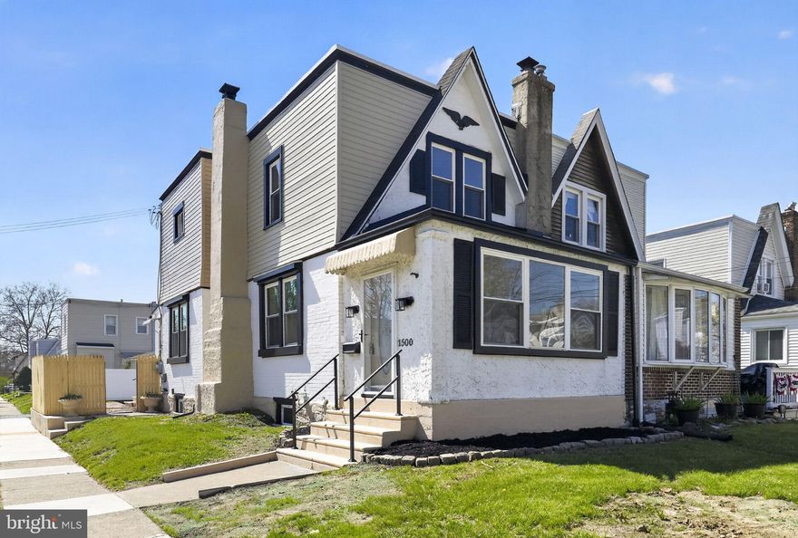 You spoke, and we listened! You wanted a renovated, move in ready at an affordable price point and here it is!!!! Welcome to 1500 Evans Ave. A Renovated Twin Home on a Quiet, Conveniently Located Street!

This beautifully updated 3-bedroom, 1-bath twin home tucked away on a quiet street while still offering exceptional access to everyday conveniences. This move-in-ready home has been thoughtfully refreshed from top to bottom, featuring a brand-new roof, new siding and exterior paint, new flooring throughout, and fresh paint in every room.
All 3 bedrooms and renovated bathroom are on the second floor and offer new flooring and paint throughout. 
The refreshed kitchen offers new appliances and counters while also offering ample space for entertaining.  The inviting living area features an electric fireplace, perfect for cozy evenings. Outside, enjoy a newly installed fence for added privacy, one off-street parking space, and plenty of on street parking.  
Ideal for commuters and busy lifestyles, the home is conveniently located near the train, airport, and major highways, providing easy access to surrounding areas. Shopping complexes, restaurants, and daily amenities are just minutes away. Families will appreciate being within walking distance to Interboro High School about a mile from Kindergarten Academy and Prospect Park School.
With extensive updates, a peaceful setting, and unbeatable accessibility, this home is a fantastic opportunity. Schedule your showing today!