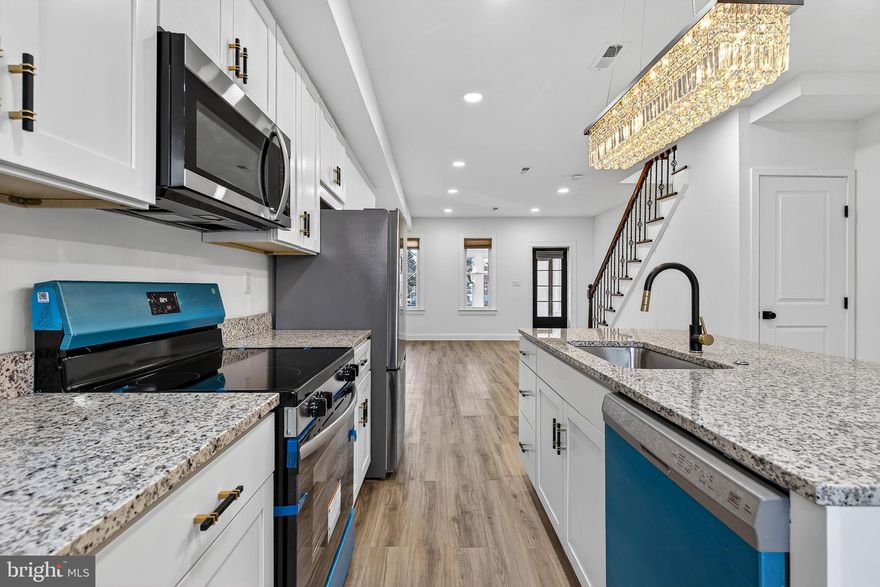 This stunning, fully renovated home offers 3 bedrooms and 2 full bathrooms and is truly move-in ready. Conveniently located near Pimlico Race Track, Sinai Hospital, shopping, dining, schools, and public transportation, this home combines modern updates with everyday convenience.
The main level features a bright, open-concept layout with a full bathroom,. The stylish kitchen showcases new cabinetry, granite countertops, stainless steel appliances, and a kitchen island.
Upstairs, you’ll find three comfortable bedrooms and a beautifully updated full bathroom. The finished basement adds valuable living space with a recreation area, washer and dryer hookups, and a walkout exit.
Exterior highlights include a welcoming enclosed front porch, nice size back yard that is fully fenced, ideal for relaxing year-round and storage space in the rear.
Upgraded throughout and ready for its new owner, schedule your showing today!