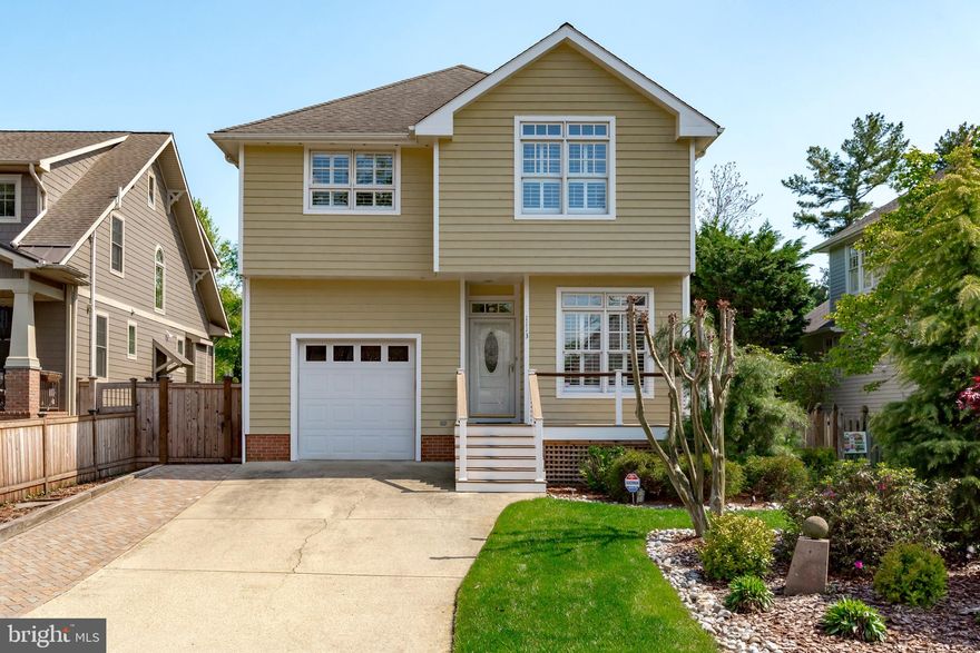 Meticulous home inside and out in EASTPORT!  Located on a quiet, dead end street,  this property is located directly across from Quarter Landing.   Cedar siding, steel cable railing on new front porch, gleaming hardwood floors on main level, and open concept living. Ample natural light streams in, augmented by paint colors and wall coverings in a soothing, designer neutral palette. Thoughtful execution of a true gourmands’ kitchen boasts Viking stainless steel suite with gas stove, built- in appliances. Honed edge granite waterfall counters and back splashes, steel apron front sink, Decorá cabinetry, butler’s pantry. Wood burning fireplace with brick surround and fluted mantle anchors the living space, with options for multiple dining areas or seating configurations. Main level home office. Vaulted ceilings, Plantation shutters and contemporary ceiling fans throughout. Three upper level bedrooms. Elegant primary en-suite with walk in closet and newly updated bathroom - heated floors, freestanding tub, linear tile, glass shower enclosure. Two additional bedrooms with ample closet space. Fully finished basement with additional bedroom, bathroom, and flex space - home theater, den, or gym. LG washer, dryer, HWH replaced 2019. Full home generator. Screened back porch. Lushly landscaped, private back yard with gated access to Miami Avenue. Live, work, and play - stroll to great local marinas and restaurants in Eastport and Downtown Annapolis.  Proximity to live music venues, live theatre, museums and art galleries.  One mile to the middle of the Spa Creek Bridge.