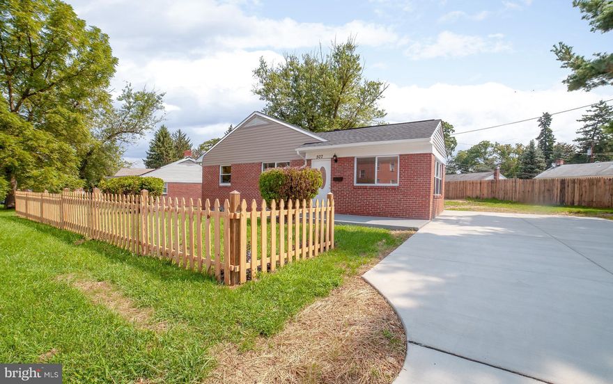 REDUCED PRICE! + 4K CREDIT for new washer/dryer and ground rent redemption. THIS AMAZING BRICK RANCHER featuring 4beds, 2baths and a huge private drive way. Brand new kitchen with granite counter top, stainless steel appliances. Brand new A/C and heating system, New roof, new windows AND MUCH MORE! MOTIVATED SELLER SO BRING ALL OFFERS! PRE-APPROVAL LETTER NOT REQUIRED! FINANCING SERVICE AVAILABLE!