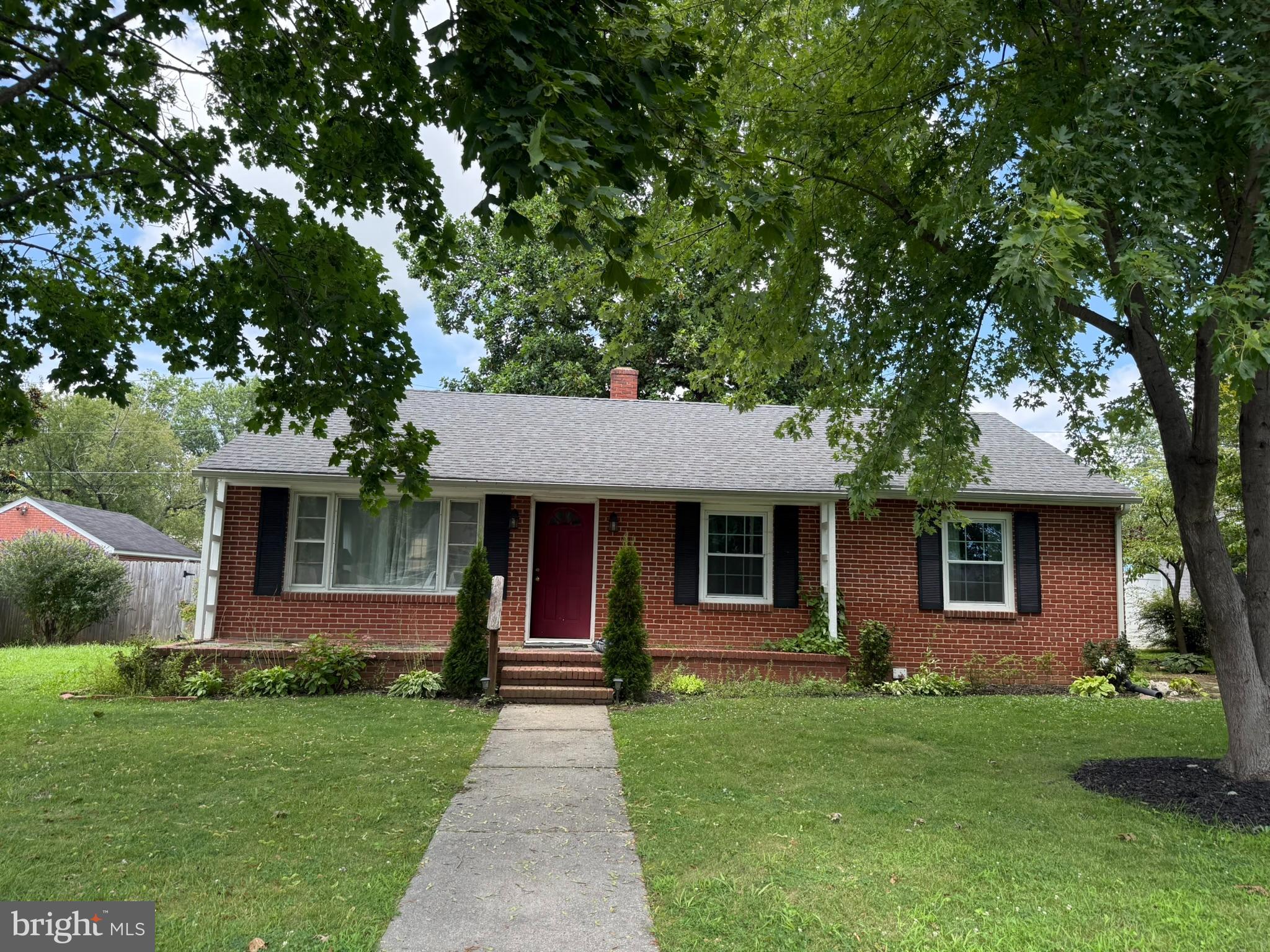 Adorable, well-maintained, renovated (within 3-4 years) 3-bedroom, 1 full bath brick home in Calvert Terrace neighborhood. Nicely landscaped 8,625 sf lot, with a parking space in back. Fenced yard with 8' x 12' storage shed. Upgraded GE appliances. Storage in attic. Freshly painted, Move-in ready. Easy to clean & maintain. Quiet street & neighborhood. Solidly built by legendary builder Howard Ely in 1955, you can be the 3rd owner. Located within the Town of Easton, less than a mile from downtown. Even closer is Rise-Up coffee, Dover Station & Rails-to-Trails. Open Sunday August 3, 12 - 3.