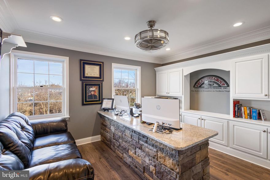 7540 Diplomat Drive #201 is a VERY well-updated, Second floor office space in Ambassador Square offering 1000 sq.ft per the Public Records.  Currently a Group Construction and Design Center.  This fully upgraded unit is being sold as-is, this office space could be turn-key, for the right business.  

Office Spaces feature and convey Built in Desks and plenty of space to conduct your business in comfort.  Office 1 and 3 are private offices while Office 2 could sit 3 of your employees easily.  The group/team Meeting Space conveys the desk/table.  7540 Diplomat Drive also offers an updated bathroom, kitchenette space and parking for your employees.

Conveniently located near I-66 and off of Rt. 234, this office space is in a very bustling shopping center. Let's speak today about how this location could bolster your business with more walk-in customers. 

Zoned B1 for General Business.