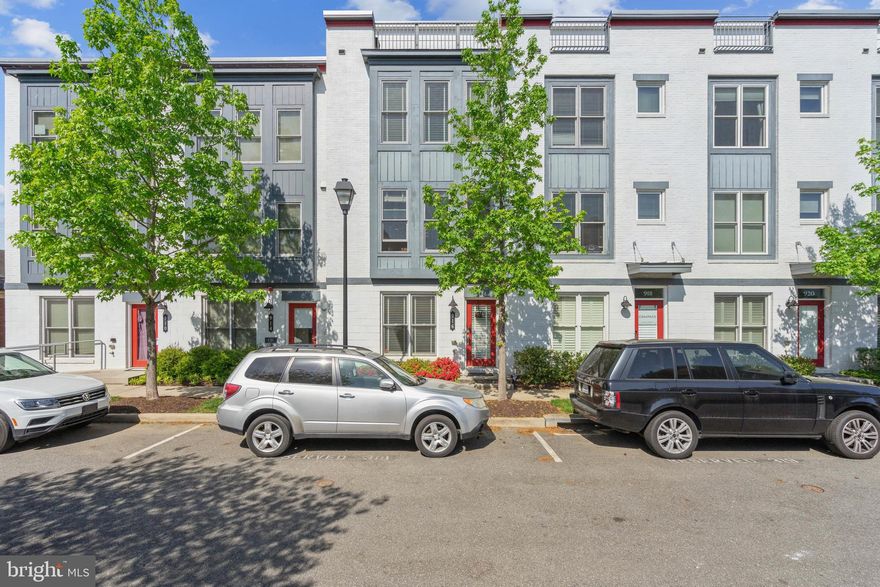 Welcome to this stunning 4-Bd, 3.5-Ba and 2 car garage townhome in sought-after Old Town! Proudly presenting one of the biggest models in the neighborhood - this urban style townhouse uniquely features more than 2100 sqft of space and a deep TWO car garage.  **LOCATION - 7 min walk to Braddock St Metro station, 15 min walk to King St; Local shops, dining, Potomac River parks and walks - simply around the corner;  Easy parkway access connects to DC, Pentagon (15 min drive), Arlington and more.  **SPACES - The entry level bedroom provides convenience - easy fit for an office or guest room, connecting with the rear-end 2 car garage. Adorned with hardwood flooring, the main level boasts a living area with natural light, an upgraded gourmet kitchen, a powder room and access to a balcony. Upper level features TWO bedrooms, each with its own full bath. The top level amazingly offers another full bathroom and bathroom suite. and with **BONUS - an extra spacious entertainment room on the top with double sided fireplace, connected to a private rooftop terrace offering fresh air, sunshine, extraordinary view, BBQs and more importantly - fun for life!  **PETS WELCOME - the garage is equipped with a pet shower base.  ***Don’t wait longer.  Come and fall in love***