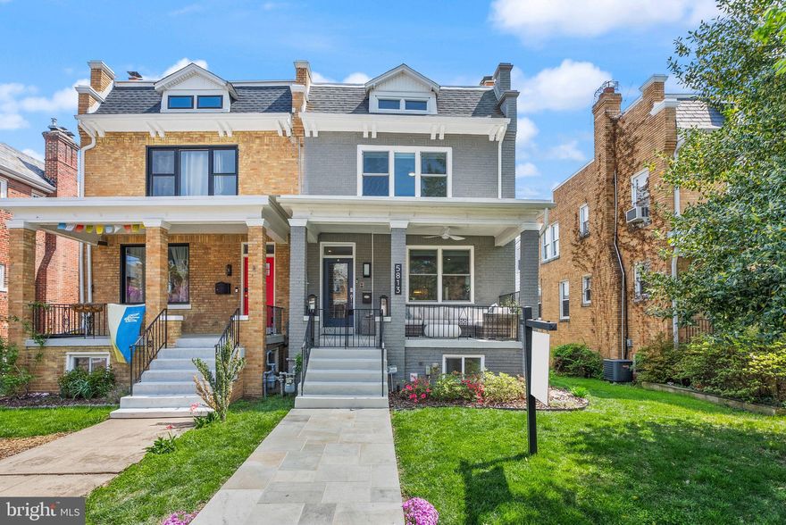 Welcome to your sun-drenched sanctuary in the heart of Brightwood, one of DC’s most delightful and charming neighborhoods. This extra-wide row house offers an abundance of space, natural light, and thoughtful design—perfect for those who love to entertain or simply enjoy life at home.

Step inside to find a chef’s kitchen outfitted with high-end KitchenAid appliances and Silestone quartz countertops—ideal for hosting dinner parties or whipping up a casual weeknight meal. The open floor plan flows seamlessly into the spacious family room and onto a massive deck—your personal backyard oasis, perfect for summer BBQs, evening cocktails, and a little gardening therapy.  Retreat upstairs to your spa-like en suite bathroom and relax in peace after a day of hiking in nearby Rock Creek Park. With ample closet space, and room to spread out, this home offers all the comforts and conveniences you could dream of.

Living here means being just steps from local favorites: grab a morning coffee at La Coop, spend lazy afternoons with your pup at ANXO/Brightwood Pizza’s dog-friendly patio, browse vinyl treasures at HR Records, indulge in sweet treats from Every Day Sundae, or catch up with friends over dinner at Moreland’s Tavern.

Whether you’re entertaining on the deck, exploring the trails, or enjoying the best of local eats and culture, this home is your perfect base for vibrant city living with a warm neighborhood feel.
