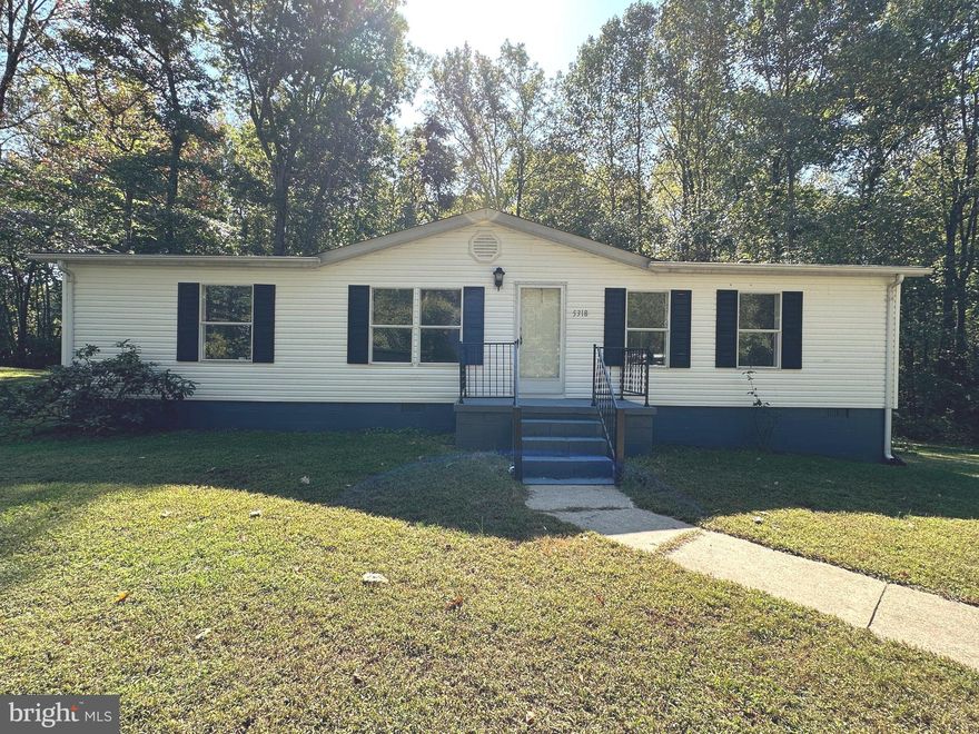 Perfectly located between Fredericksburg and Dahlgren. Check out this beautifully refreshed home situated on over three and a half rural acres. This turnkey home is ready for the new owners with brand new luxury vinyl plank flooring and carpet throughout, fresh paint, new modern light fixtures, stainless appliances, granite countertops in the kitchen and bathrooms, new tile on the tub /shower surrounds, faucets, and much more.