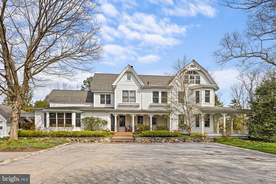 The story of this historic house begins with the land it occupies. Once part of a thousand-acre William Penn land grant, circa 1682, the property was subdivided down through the ages, passing from family to family, every transaction recorded and several of the names prominent in Chester County history.

Today, the original house, built by the Mendenhall family in 1839, includes three acres and enough recreational space to suggest a country resort. Think private paradise with a salt water swimming pool. Imagine a wonderful family compound secluded in a setting that feels rural but is a mere 15 minutes from downtown Wilmington, 35 minutes from the Philadelphia airport. 

The current owners have been excellent stewards of the property for more than 35 years. Any changes and updates to Olde Farm have been carefully considered and professionally designed, with an eye to maintaining the character and the history that define this old house. The end result is living space that balances architectural drama in the kitchen/family room with intimate common living areas that are original in size and character. Some historic elements have been added. Both the family room fireplace and the front door came from an historic house in Philadelphia.

Also original are the three staircases and a meandering floorplan that includes hidden spaces, one a perfect private office on the second floor. Bedrooms are spacious and sunny; bathrooms are all tastefully updated. The primary bedroom introduces luxury wrapped in historic charm, and the enormous third floor is more apartment than bedroom---very private, with vaulted ceiling and broad, almost floor-to-ceiling gothic windows open to views of mature trees and manicured grounds.

That view takes in the original barn, restored as a party barn with a full bath and a kitchenette. In addition to a separate two-car garage, the barn also has parking for two cars. Just as with the house, almost all the barnwood is original, a testament to the endurance of the construction and the quality of the materials. And to the amazement of the architect who designed the new kitchen/family room addition, the original house is still plumb. As anyone with experience in historic restoration will confirm, that is indeed phenomenal. 

Years ago, the current owners fell in love with this property at first sight. It’s a good bet that the next owner will, too.