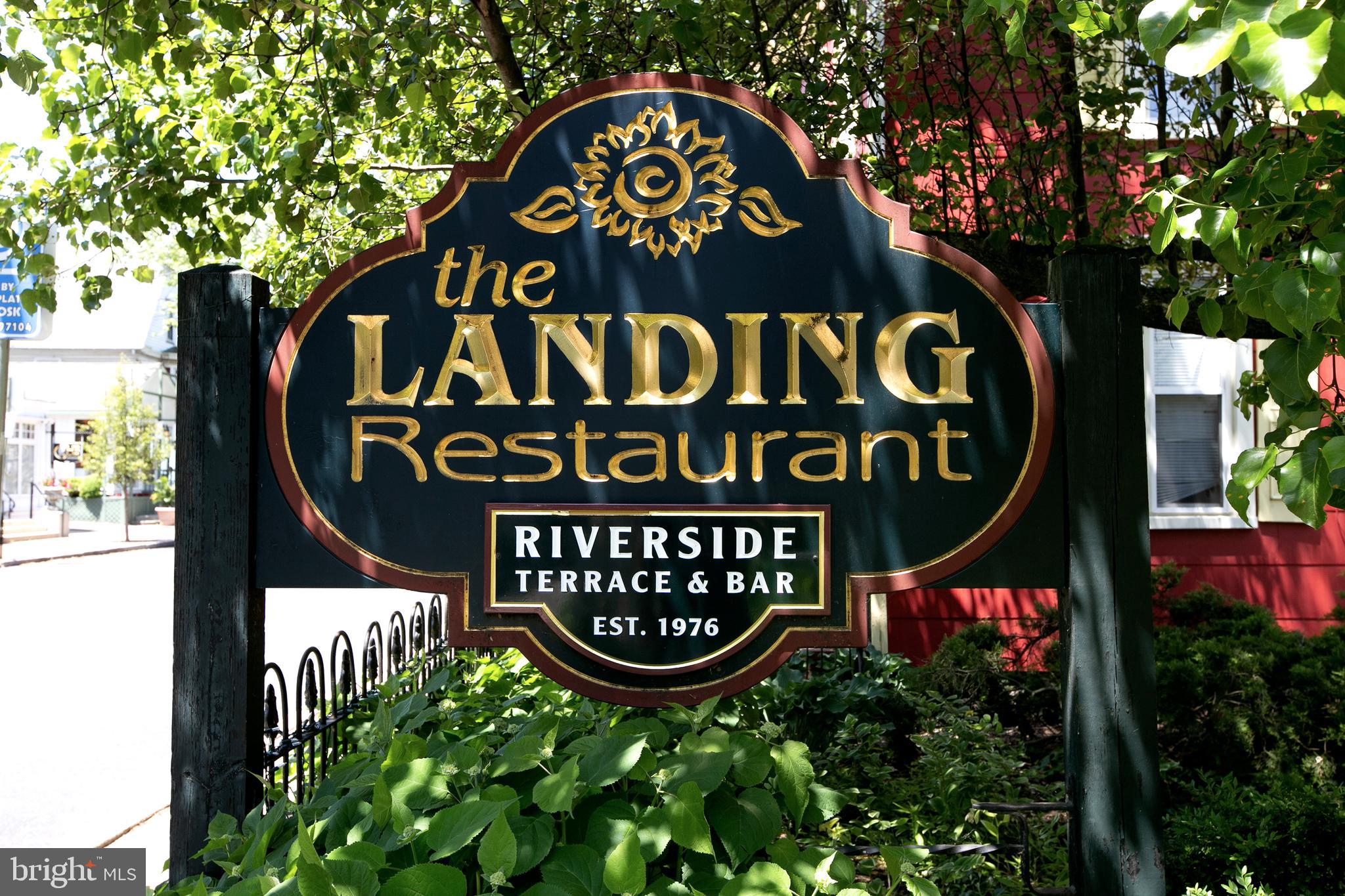 The Landing, a pillar of the downtown New Hope dining and tavern lifestyle, is available for the first time in over 40 years alongside its companion private breakfast club: Fred's. With approximately 270' of continuous river frontage across two parcels, the Landing's outdoor brick dining patio features nearly 100' of riverfront railing with dozens of tables enjoying the scenic views of the water, the bridge to Lambertville, NJ, and watercraft of all kinds passing by. The popular 'indoor/outdoor' bar offers 45 feet of bar top and is a nightlife destination year-round thanks to its clear partitions that maintain the views but keep out the weather. Inside the primary restaurant dining space, flexible seating / table arrangements are set up from the rustic fireside in the East room to classic indoor bar at the main entrance. The kitchen facilities are ample and well laid out, and there is large food-running door straight from the kitchen to the outdoor patio. FRED'S BREAKFAST CLUB, since 2008, is one of the most popular morning hangouts in the area, featuring a combination throwback, diner-style eating establishment with over 30 seats, overlooking the river with a tangential retail operation of custom-made dog treats, merchandise, and more. Unique and well-branded, Fred's is established as the 'worst kept secret' for locals, who love the complimentary coffee, hearty menu, and a place where everyone is a regular. Two boat docks at the shoreline offer a tourist boating operation (tenant) and one of the popular Dragon Boat teams (non-profit, charitable organization). Special events, weddings, and theme nights have always ingratiated these establishments to the local community, as well as the throngs of curious tourists who flock to our town year-round to explore the history, culture, dining, shops, and endless entertainment that abounds in downtown New Hope and its sister city across the river. Once in a generation opportunity to take the reins of two well-established and popular restaurants, or bring your own vision for the future and launch it at the center of downtown, with prime riverfront views, Land Your Potential Here!