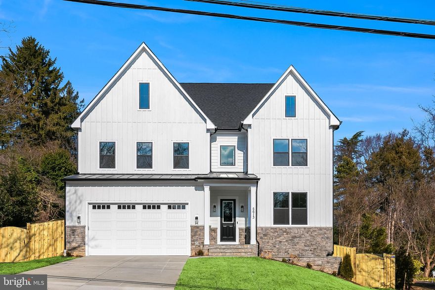 This stunning new construction home is set on an exceptional 0.38-acre private, fully fenced backyard that provides both space and serenity. The elegant main level is thoughtfully designed, featuring a formal living room, an inviting family room, a sun-filled breakfast area, a chef-inspired gourmet kitchen with high-end appliances and finishes and an office/bedroom with full bath.  The upper level boasts a luxurious owner’s suite with an opulent bath and walk-in closet, along with three additional generously sized secondary bedrooms, each with its own en suite bath. A conveniently located upper-level laundry room adds ease and functionality. A versatile 4th level loft offers additional living space, including an extra bedroom and family room.  A fully finished walk out lower level provides even more well appointed interior space, featuring a spacious recreation room, an additional bedroom, and a dedicated exercise room.  The home also hosts a two-car garage, completing this exceptional offering that seamlessly blends luxury, comfort, and functionality. Tucked away on a quiet, tree-lined street, the home is ideally located and offers convenient commuter access.