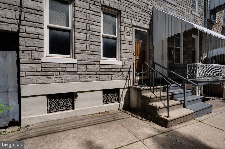 Great opportunity to own a property in Reading's historic Prince district! Set on a tree lined street close to skate parks, playgrounds, colleges, and highways - this property just needs some finishing touches to restore it to it's beauty. The first floor features a nice sized living room, and curved staircase that separates the living area to the dining room, and a beautifully updated eat in kitchen with stainless steel appliances. The second floor of the property has two bedrooms with great closet space. One bedroom is private and the other bedroom is a walk through to the full bathroom and to the unfinished attic.  The basement is unfinished and has great storage space and is home to the natural gas furnace. The rear yard is partially covered and easy to maintain. This property won't last, schedule your showing today!