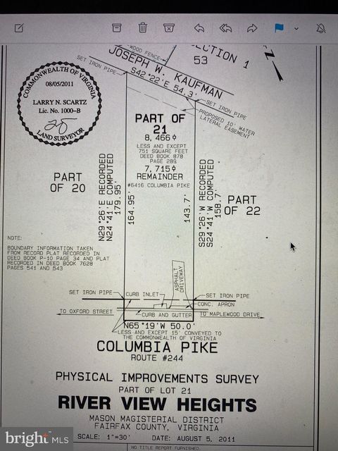 6416 COLUMBIA PIKE ANNANDALE VA 22003