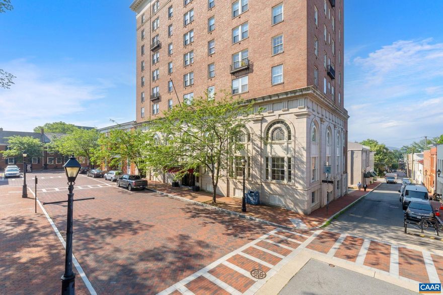 Rare opportunity to reimagine a downtown Charlottesville condo in the historic Court Square Building, formerly The Monticello Hotel. This studio offers mountain views and an unbeatable location just one block from the Downtown Mall. A full renovation is needed, presenting an exceptional canvas for an investor or a buyer with vision to create a distinctive downtown residence. The building features a secure lobby and elevator access, offering both convenience and peace of mind. Step outside and enjoy immediate access to Charlottesville?s dining, shopping, arts, and entertainment in a vibrant, central location.