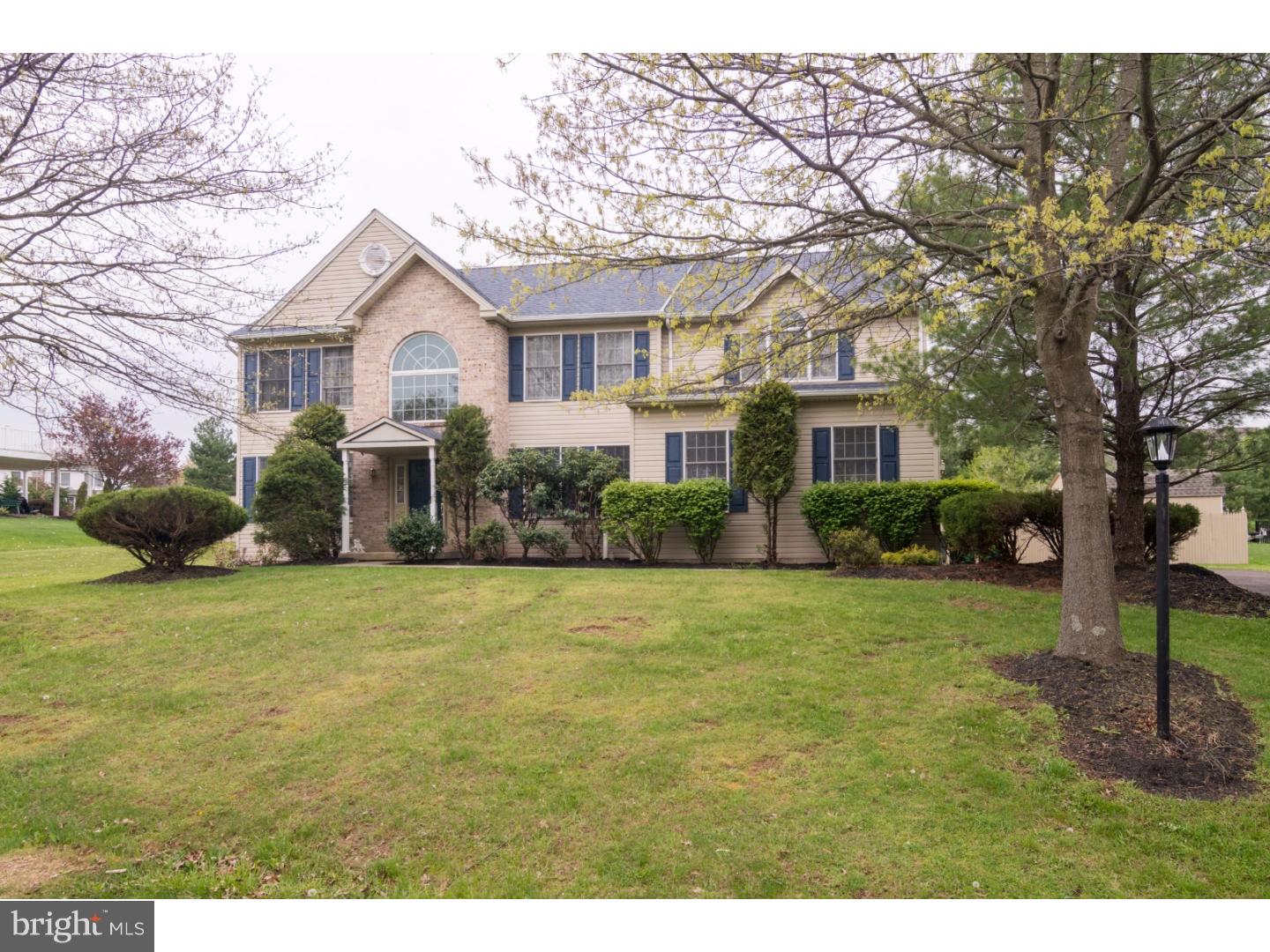 Brick front colonial with professional landscaping. Freshly Painted!! Enter the two story foyer with dogleg staircase and balcony overlooking main entrance. Greeting you are the gorgeous hardwood floors and extensive wood trim that flow through most of the home. The formal living room with crown molding leads to the dining room with tray ceiling. The beautiful kitchen features a stainless steel appliances, center island with bar top for the stools, recessed lights, granite counters, walk-in pantry, and plenty of cabinet space for your culinary utensils. Off the kitchen is the breakfast room that opens to the huge family room with a brick fireplace. A covered back porch for additional relaxing has ceiling fans, lights, and is wired for tv. The gorgeous backyard oasis, boasts a hot tub, patios, water falls, ponds, and a fantastic inground pool. Completing the main level is a 5th bedroom, that could also serve as a main level office and full bath with stall shower. This home is warmed by the natural lighting through the abundance of windows. The split staircase offers access to the upper landing from both the kitchen and the front foyer. Upstairs is highlighted by a the huge master bedroom with vaulted ceilings, large walking closets, separate sitting room and a master bath with tasteful tiled stall shower and seamless glass door, separate soaking tub and double vanity. Across the landing are three additional bedrooms, each with ample closet space and a full hall bath. All new hardwood floors on the second floor!! At the end of your day follow the walking path up to the Gazebo area in the fenced in rear yard to the patio a perfect place to gather around the glow of a fire, while enjoying your privacy and soaking in all that this home has to offer!