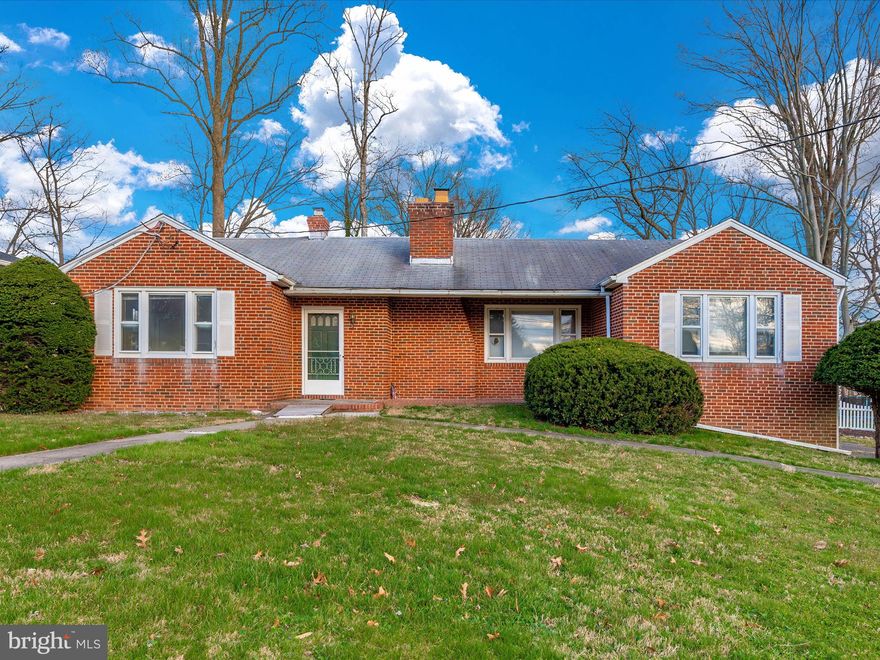 Get your "must have" list out and be ready to check all the boxes.  Let's start with  PRIME LOCATION   this charming rancher is located on a 1/2 acre lot in Catonsville just seconds from the town shops and weekly farmers market.  Easy access to all the major state routes are a huge plus for commuters. Nature lovers will be thrilled to see how close this home is to The Patapsco State Park and the Catonsville Trolley trails.    UMBC and Old Ellicott City are a stones throw away but we need to get to the rest of our checklist.   A traditional 3 bedroom brick  rancher with a twist!!  This house could be  4 bedrooms OR  keep your three and use the additional space for an in-law or au pair suite.   It would be a simple adjustment as you have a private entrance outback.  Actually you have 4 separate entrances.   A standard front door, side entrance into the kitchen,  back door off of the porch or a handicap ramp from the end of the driveway into the back door.    Hardwood floors, custom built shelves and rounded doorways are just a few of the characteristics that give this house its charm.   There is a brick fireplace in the family room that could be brought back to life.  Just outside the back door you will find an extra large screened in porch with old school encasement crank windows for the perfect sightline into the fenced in yard.   There are some updates needed. The basement is unfinished giving  you a blank canvas with three extremely large rooms. The possibilities are endless.   This is prime location, charming  and has the space you need to create the home you desire. These are all the things on the list to create your dream home.  Call your favorite realtor for a private tour!!