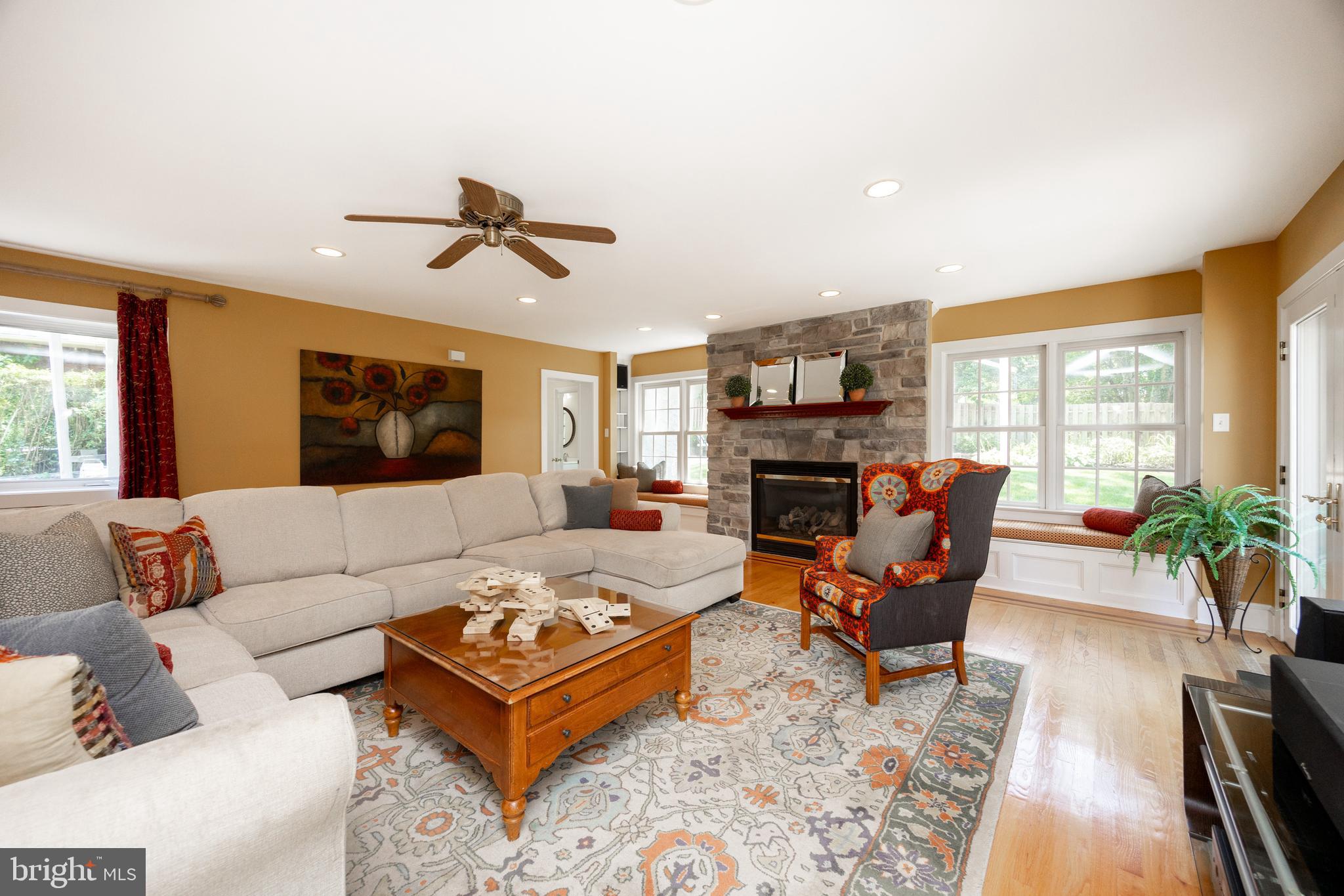 Stately Stone Beauty on Dean St in West Chester Boro! Walk uptown to Restaurants or over to Everhart Park in 5minutes! Quiet Private Location Enjoy morning coffee OR evening cocktails on the Front or Rear Terraces with the sounds of nature. Old World Charm & Craftsmanship melded with 21st Century amenities. c1929 4405sqft 5Bedrooms 4.3Baths .27acres Absolutely Awesome Architecturals! Lives larger than it looks! Comfortable & Cozy yet Exceedingly Spacious! Main Level 1900Sqft: Foyer, Powder Rm, Living Rm: Ribbon Pointed Stone Fireplace, French Doors Open to the Study/Den, Kitchen & Great Room OMG the heart of this home! LARGE Open Space to Accommodate your Friends & Family Gatherings, Double Atrium Doors to the Fenced Sun Drenched Backyard… ALL an Entertainers Delight! Upper Level1: Stunning Owner’s Suite: Cathedral Ceiling, Walk-in Closet, EnSuite Bath PLUS a Loft/Office Overlook, Laundry Room, Bedroom2 w/EnSuite Powder Rm, 2Additional Bedrooms, Hall Bath. Upper Level2: Petite Retreat: Bedroom5 & Shower Bath! Walk-out Lower Level: Bonus Rm, Shower Bath, Exercise Rm + Storage. Always plenty of parking (Permit) on this block of Dean St… Driveway & Motor Court Parking as well. This Owner at one point needed parking for 7cars! The Best Street & Life Style ever! come discover more…