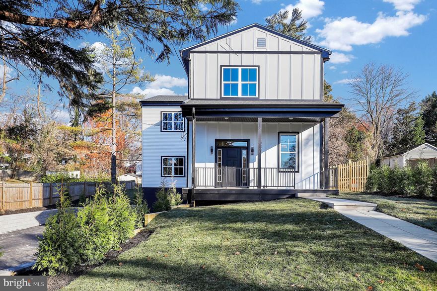 Introducing this stunning newly constructed 5-bedroom, 4-bathroom contemporary home, nestled on a peaceful street in one of the most sought-after neighborhoods in an extra large lot. Flooded with natural light, the open and airy floor plan creates an immediate sense of warmth and comfort, perfect for both everyday living and entertaining. Hardwood floors flow throughout the main and upper levels, enhancing the sophisticated design and seamless flow of the home. Spread over three finished levels, this home offers expansive spaces and luxurious finishes at every turn. The main level features an inviting living room, a spacious office for work or study, a sun-drenched formal dining room, and a beautifully appointed family room with a cozy fireplace, ideal for relaxing or hosting guests. The gourmet chef’s kitchen is a true showstopper with high-end appliances, a large center island, a generous pantry, and sleek finishes, making it a perfect space for culinary creativity. The sunroom offers even more light and views, while the mudroom with built-in cubbies and bench ensures easy organization and convenience for busy families. Upstairs, the primary suite is a serene retreat featuring dual walk-in closets and an exquisite spa-like bathroom with a soaking tub, frameless glass shower, and dual vanities—creating a perfect space to unwind. Three additional spacious bedrooms, each with ample closet space, offer plenty of room for family, guests, or a home office. The two beautifully designed bathrooms with spacious vanities and a large laundry room complete the second level.

Entertaining is a breeze with a private patio off the family room, ideal for outdoor dining or relaxing in style. The attached two-car garage and expansive driveway offer ample parking and storage space.

Located just minutes from the Kensington MARC train station, trendy shops, restaurants, and parks, you’ll enjoy easy access to all the best that Silver Spring and Downtown Bethesda have to offer. Commuting is a snap with quick access to 495 and major thoroughfares.

Don’t miss out on the best new construction value in town—this home combines modern luxury with unbeatable convenience! Schedule your tour today and experience the quality and craftsmanship that sets this home apart from the rest.
