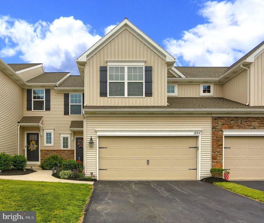 Welcome to your luxury townhome  in the sought after development of Orchard Glen!  Upon entry, you will be delighted with the gleaming hardwood floors  in the open concept kitchen and dining room.  There is ample space for entertaining in this home with a large family room and 9 foot ceilings throughout the first floor.   The upstairs offers 3 generous sized bedrooms and a laundry room for your convenience. The master bedroom offers a his and hers walk in closets and a deluxe master bath.  There is a second full bathroom on the second floor situated between the other two bedrooms.   Enjoy the evening's on your back patio with the home backing to mature neighboring trees for privacy.
This home is in pristine condition, schedule your showing today!
