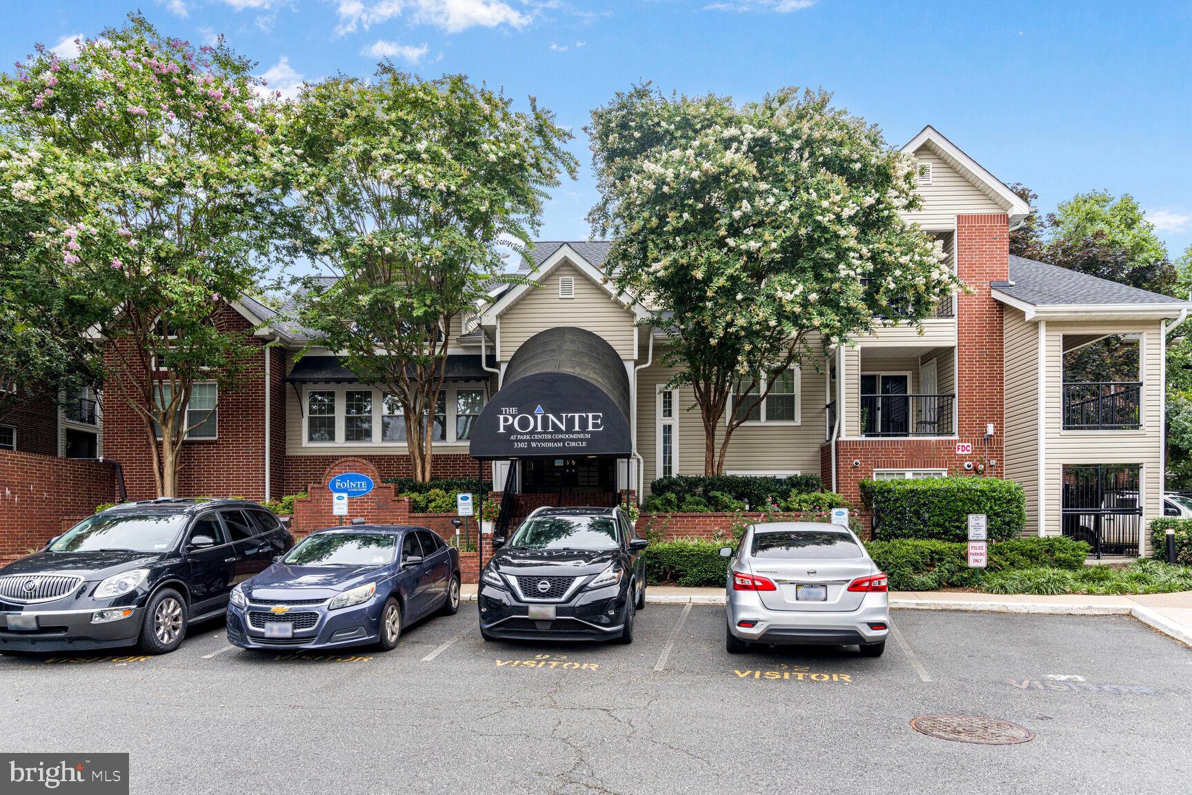 Welcome home to Pointe at Park Center! This charming 1BR/1BA condo features an open living space with beautiful tile flooring, an adorable kitchen with ample cabinet space, a spacious bedroom with a large walk-in closet and ensuite bathroom, a private covered balcony w/storage and an in-unit washer and dryer!  Parking is easy with one assigned parking space near the front of the building. Enjoy the many amenities this gated community has to offer including an outdoor pool, fitness center, community/party room and a daily shuttle to Pentagon City Metro. Ideally located minutes to DC and National Airport. Close to Shirlington and Old Town dining and shops!