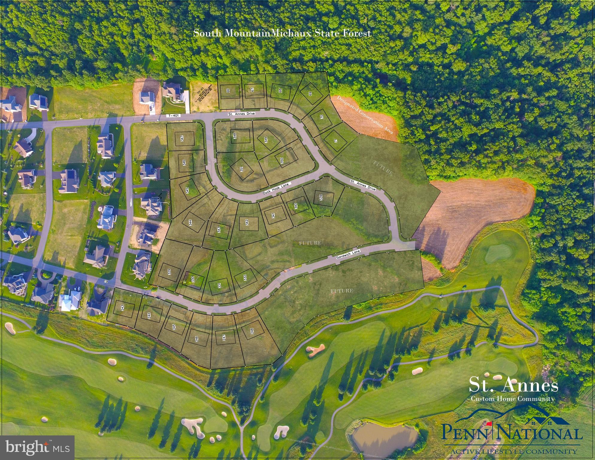 PENN NATIONAL GOLF COURSE COMMUNITY - Land