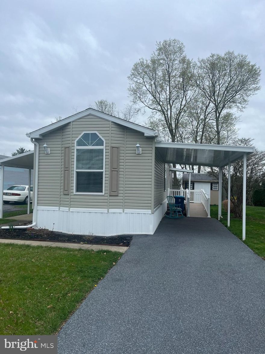 Very Nice home located in a quiet Community just off Rt. 283. Prospects to be approved by park before purchase. You can find and fill out the application on Ridgewood Manors website.
Schedule your showing today and envision your new life in this charming community.