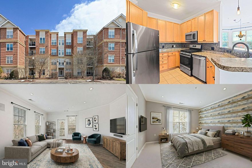 A light filled corner condominium in the highly sought after Fortnightly Square community, this beautifully appointed residence offers a comfortable layout, thoughtful finishes, and an unbeatable location that keeps everyday conveniences within easy reach.

This spacious two bedroom, two bath home is wrapped in windows, filling the interior with abundant natural light. The expansive owner’s suite features a large walk in closet and a luxurious en suite bath complete with a double vanity, soaking tub, and glass enclosed shower, creating a true private retreat. The secondary bedroom offers two walk in closets and direct access to the full hall bath, providing an ideal setup for guests, a home office, or flexible living space.

The kitchen is outfitted with GE stainless steel appliances and granite countertops, perfectly suited for both everyday efficiency and effortless entertaining. Reserved parking (spot #3) in the secure underground garage adds convenience and peace of mind.

Ideally situated just moments from the Herndon Farmers Market and the shops and dining of downtown Herndon, with easy access to the Herndon Metro Station and major commuter routes, this home delivers a connected Northern Virginia lifestyle without compromising comfort.