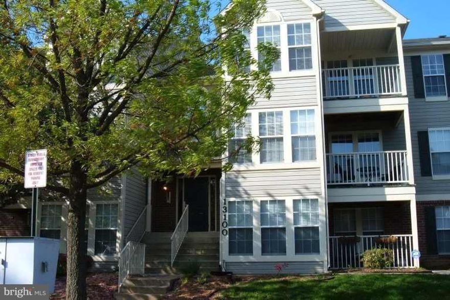 Great deal alert! Charm & upgrades! Spacious 2BR 2BA w/den & balcony. Lots of upgrades: chic dark floors, granite and "S/S" look appliances, front loading W/D. Kitchen opens to generous LR/DR with den. Large bright master BR w/ WIC & ensuite bath. Pets OK. Tot lots.Condo fee incl water. Near shopping incl Wegmans. 5% down program with no mortg insur avail/no FHA.