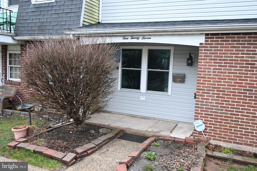 New, new, new.....New updates outside and inside! Local builder replaced the roof, siding, and windows! Lots of room for your rocking chairs on the covered front porch. Front door with half moon glass. Brand new (spacious) kitchen loaded with lots of painted white cabinets, handsome granite counter tops, self-cleaning electric range, dishwasher, ceiling fan fixture and double windows for sunshine in your kitchen with plenty of space for your kitchen table.  The dining room has coffered style ceilings. The living/family room has an electric fireplace and sliding glass door to 13 x 16 fenced back deck. The first floor includes a powder room, a storage room which could be a future pantry, and the laundry room including shelving.  The first floor has matching wood floors throughout except the laundry room which offers attractive vinyl flooring. Washer and dryer can stay which are considered “as is” condition. The kitchen and family room have lots of ceiling lighting. Master suite includes a single and double closet, and electric fireplace. There is a linen closet, attractive vanity and generous sized walk-in shower with seating which is always nice. Hall bath is a showstopper with tiled flooring and two more bedrooms of similar size finish off the 2nd floor. Great opportunity for you and yours