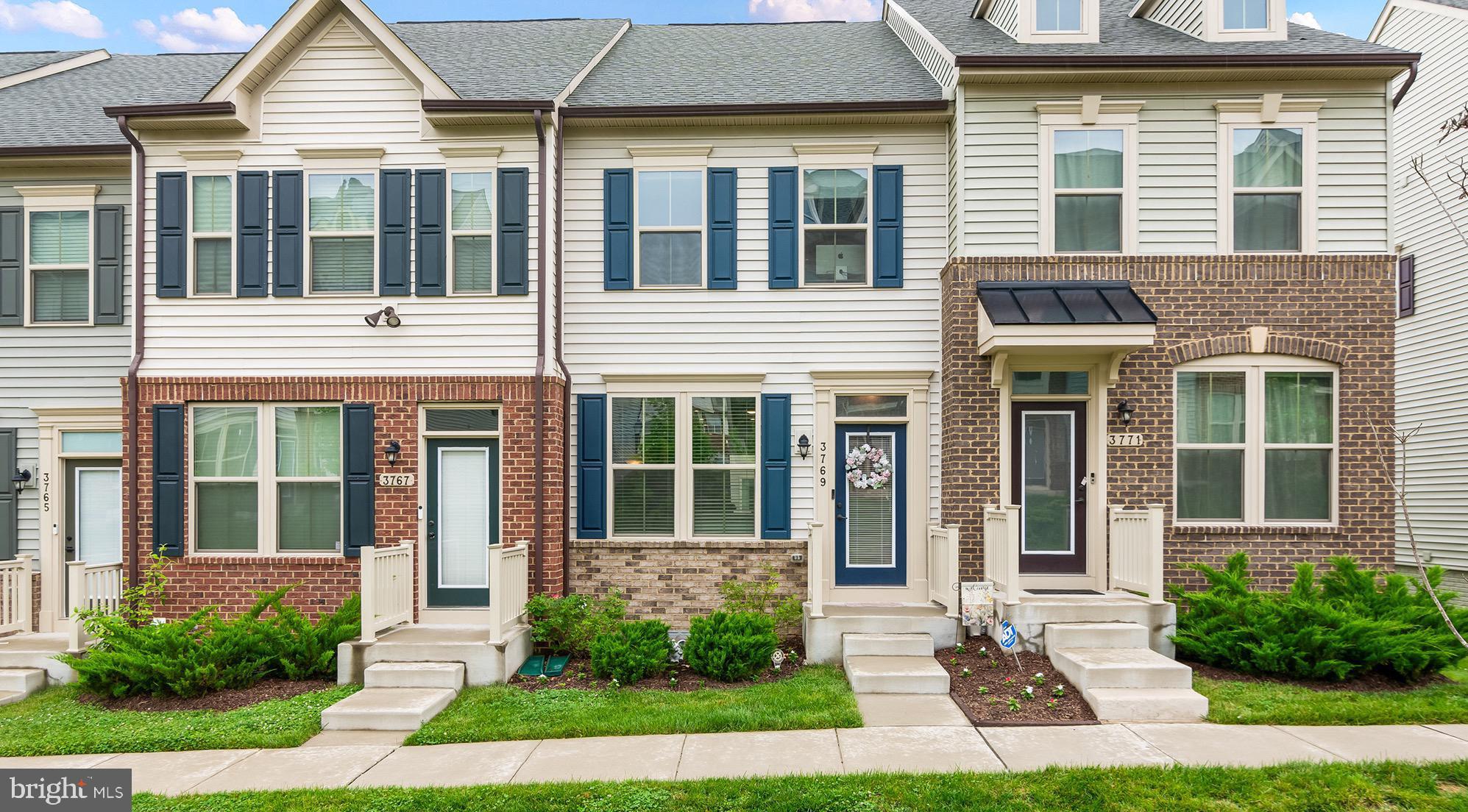 Looking for that new home feeling without the wait? This light filled, meticulously maintained two-bedroom, two-and-a-half bath townhouse offers just that. Enjoy an open concept main floor with high ceilings, vinyl plank floors, an upgraded kitchen with 42 inch cabinets, quartz countertops, and stainless appliances, and an oversized deck directly off the kitchen. Two large bedrooms are located on the 2nd floor- The primary bedroom has a private en-suite bath with a double vanity, a large tiled shower and a walk in closet. Your laundry room is located on the 2nd floor as well. The basement offers a flex space for an additional living room or a possible 3rd bedroom, complete with another large walk-in closet. The amenities of this community include an outdoor pool, clubhouse, party room, walking trails, and playgrounds. And you cannot beat the convenience of the location- you’re minutes from 295. Welcome Home!