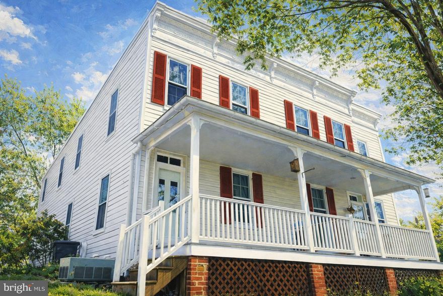 Step into a home where history, character, and modern comfort come together in one of Oella’s most beloved settings.  This charming semi-detached residence welcomes you with beautifully preserved original hardwood floors that carry warmth and story throughout the home. Sunlight pours into the spacious kitchen and breakfast area, creating an inviting everyday gathering space, while updated finishes and appliances offer the ease of modern living without compromising the home’s historic soul.  The layout is both versatile and distinctive, featuring two primary bedrooms—each with its own en-suite bath—an uncommon and highly desirable feature that provides flexibility for guests, multi-generational living, or a private retreat.  Thoughtful details continue throughout, from the character-rich trim and built-ins to the seamless blend of old and new. Outside, a charming porch overlooks a peaceful, tree-lined setting—perfect for morning coffee or unwinding at the end of the day.  Located just moments from Oella’s historic district, you’ll enjoy the rare lifestyle of being able to walk to local shops, cafes, and Patapsco Valley State Park, where trails, nature, and recreation are right at your doorstep.  More than just a home, this is a place rooted in community—where neighbors know each other, front porches are lived on, and daily life feels connected and authentic. Historic charm. Modern comfort. A true sense of place.