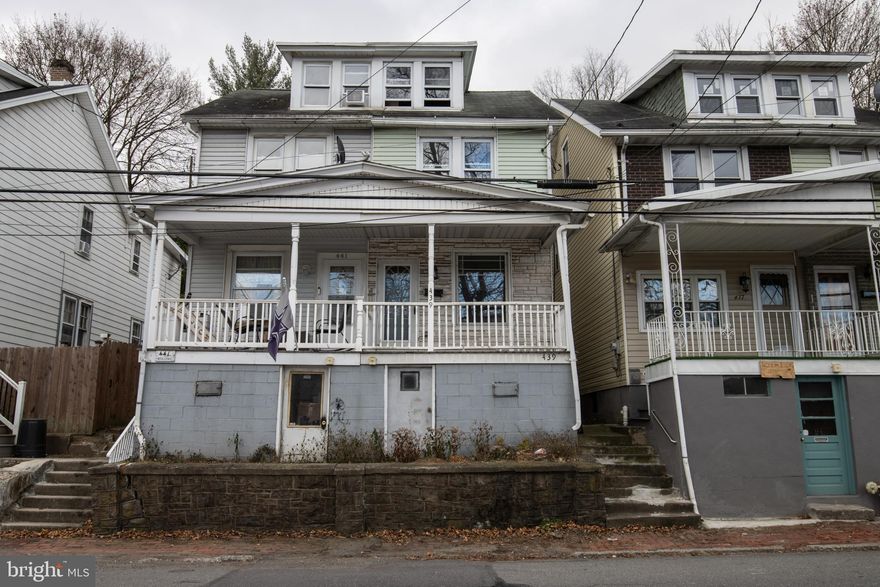 3 Bedroom, 1 Bathroom Pottsville home.   Economical coal heat. Low Taxes. Attic could be a 4th bedroom if finished. All new electrical & plumbing in 2016.   Within walking distance to the new Alvernia Collegetown campus. Easy access to Route 61 for travel. Only 1 hour to Allentown & 2 1/2 hours to NYC. Call today for info!