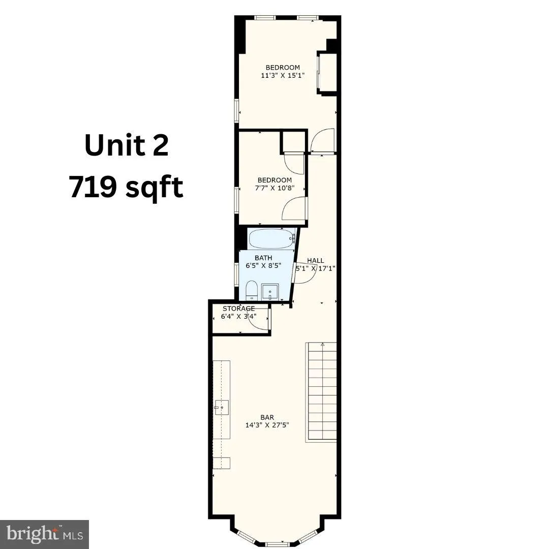 Philadelphia, Pennsylvania 19140, United States, 2 Bedrooms Bedrooms, ,1 BathroomBathrooms,Residential,Active,98467