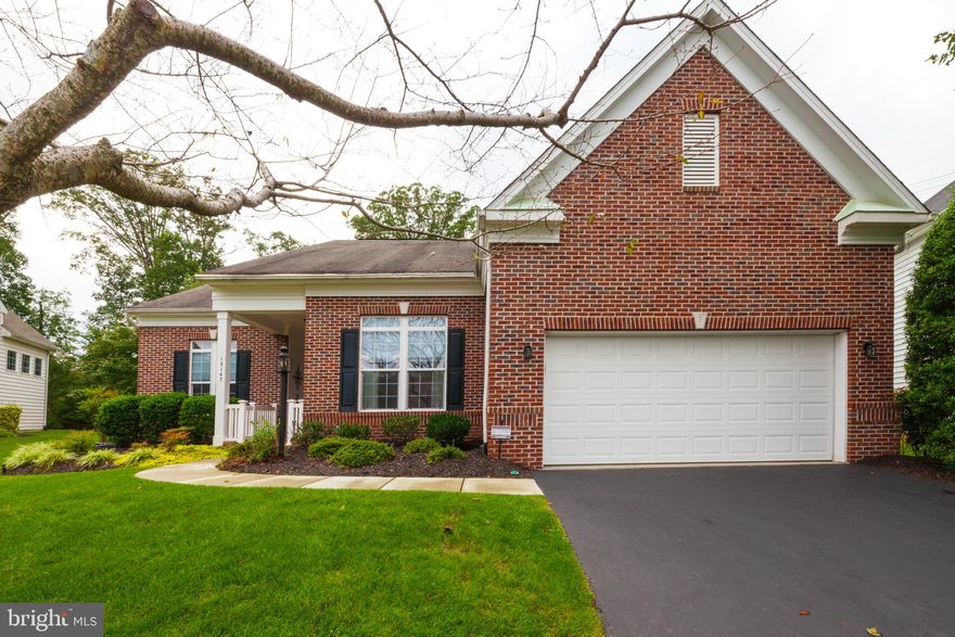 GORGEOUS & MOVE-IN READY!***ACTIVE ADULT (55+) LIVING in Dunbarton Braemar Community!  Beautiful one level living home featuring an open floor plan, high ceilings throughout, a large two car-garage and an awesome backyard.  This beautiful home boasts 13-foot ceilings and tons of windows providing natural lighting throughout. The home offers gleaming hardwood floors, plush carpeting, double wide crown molding, ceiling fans and a gas fireplace with mantel.  The Gourmet kitchen features granite countertops, GE Profile appliances, two separate ovens, cabinets galore and breakfast area open to the cozy family room which leads you to the private backyard.  The spacious primary bedroom features a large walk-in closet, plush carpeting, lots of windows for natural lighting and an awesome primary bathroom.  The two spacious secondary bedrooms offer plush carpeting, ceiling fans and plenty of closet space.  The gorgeous backyard features a large patio and lots of privacy for family gatherings. HOA dues are reasonable and include basic cable and internet, trash pickup, and street and common area maintenance. The community offers a wonderful set of amenities to encourage a physically fit and socially active lifestyle centered around the 21,000 square foot clubhouse.  Its features include a fitness center, indoor swimming pool and spa, billiards and card room, a relaxed gathering room and a grand ballroom perfect for holiday parties, dances, social gatherings, theatrical plays, seminars and more.  Outdoors there are tennis and pickle ball courts, a putting green and a walking trail beside Broad Run. ** Close to shopping, restaurants, commuting and public transportation. This home is immaculate and will not last long!