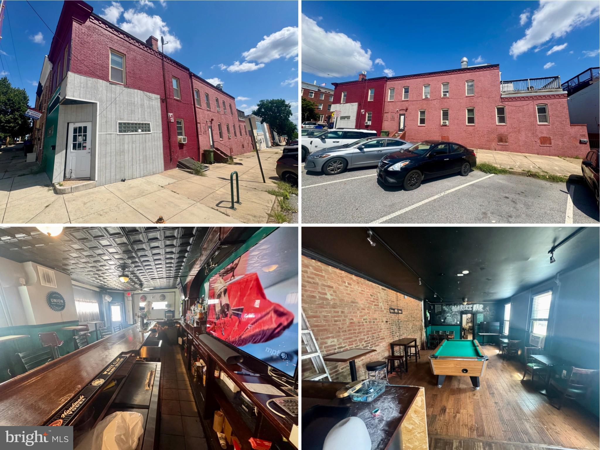 Canton Tavern & Apartment – 3301 Foster Avenue. Rare opportunity to own a turnkey bar and apartment in the heart of Canton! This 3,700+ SQ FT mixed-use property includes the real estate, BD7 Tavern liquor license, and business. The main level features a 15-seat bar, dining/dance area, kitchen, office space, and small storage area, plus a full basement with a beer fridge, draft system, and additional storage. The bar is in great condition and ready for continued operation. The second floor (vacant) offers a spacious 2-bedroom apartment with a private deck, providing additional rental income or an ideal owner’s unit. Excellent location in one of Baltimore’s most vibrant neighborhoods, surrounded by popular restaurants, shops, and the waterfront.
Bar and apartment access for serious buyers with proof of funds or lender pre-approval. Call today to schedule a private showing.