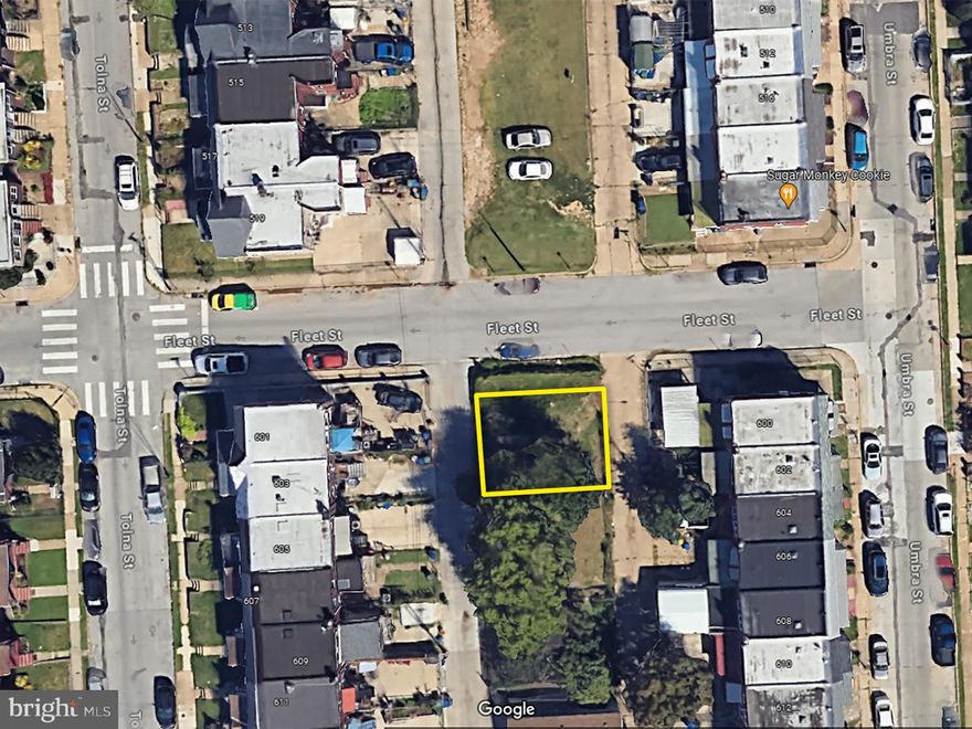 ONLINE AUCTION: Bidding begins 4/23/2024 @ 10:00 AM. Bidding ends 4/25/2024 @ 11:00 AM. List Price is Suggested Opening Bid. Deposit: $5,000. Lot of land located in the Greektown area. BLOCKS to Johns Hopkins Bayview Medical Center. Easy access to major traffic artery I-895. 1,408 SF (44-2'x34'). Vacant lot of land.