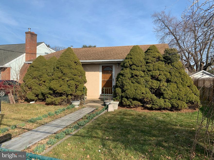 This Croydon rancher with a full basement and detached garage is a Great opportunity for an Investor or handy Buyer.  It features architectural shingles, a stucco exterior, fenced yard, and Natural Gas for utilities.  It is just minutes from the Croydon Train Station and within walking distance to several convenience stores. CASH Deals preferred. OFFERS REVIEWED 3/10/2024

Buyer/selling agent is responsible for obtaining Temporary C/O from Township for closing.  Water is off, and electric is off at panel due to property vacancy. Property is being sold "as-is" and WILL NOT be emptied prior to closing. Seller is related to a licensed PA Real Estate Agent.