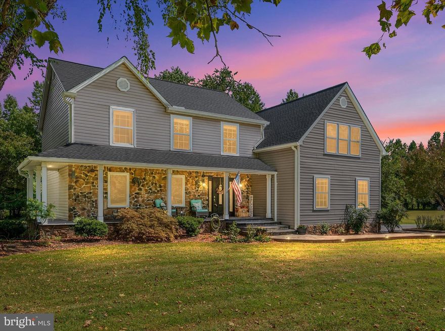 ***OPEN HOUSE: Sat, Sep 6th 12:00 PM - 2:00 PM, and  Sun, Sep 7th 2:00 PM - 4:00 PM!!!*** Set on 1.2 acres in the sought-after Claiborne Fields community, this custom-built SIX bedroom home offers the perfect blend of space + Eastern Shore lifestyle! With nearly 3,300 sq ft of beautifully updated living space, you’ll find both room to roam and the kind of thoughtful design that makes everyday living a joy. Step inside to a large formal living room that flows into the elegant dining space where you can host large gatherings. The gourmet kitchen features granite countertops, recessed lighting, white cabinetry, stainless steel appliances, a window view above the sink, a large pantry and opens seamlessly into a bright breakfast area with bay windows. Evenings feel inviting in the large family room, where the wood-burning fireplace is the heart of the space. The main level also includes a powder room, a HUGE laundry room with abundant storage and sink, and a spacious bedroom or office flex space. Upstairs, retreat to the primary suite, complete with a large walk-in closet and en-suite bath featuring dual sinks, a bath/shower combo, and a separate walk-in shower. FOUR additional bedrooms and a full hall bath complete the upper level, offering plenty of space for everyone. Outside is where this home truly shines. A stone patio is the perfect setting for outdoor meals, while the fire-pit invites evenings under the stars. The sweeping views are nothing short of breathtaking, with sunsets stretching across your private 1.2 acres!  With a BRAND NEW roof, recent updates, and special touches like a Reverse Osmosis water system and hot/cold exterior spigots, this home is truly move-in ready. Here, you’re not just buying a house , but stepping into a lifestyle. A place to rest, retreat, and live fully, surrounded by the peace of the Eastern Shore. Located close to boat ramps and docks, parks, playgrounds, restaurants, and great shopping, this location is close to it all! Come see this place today!