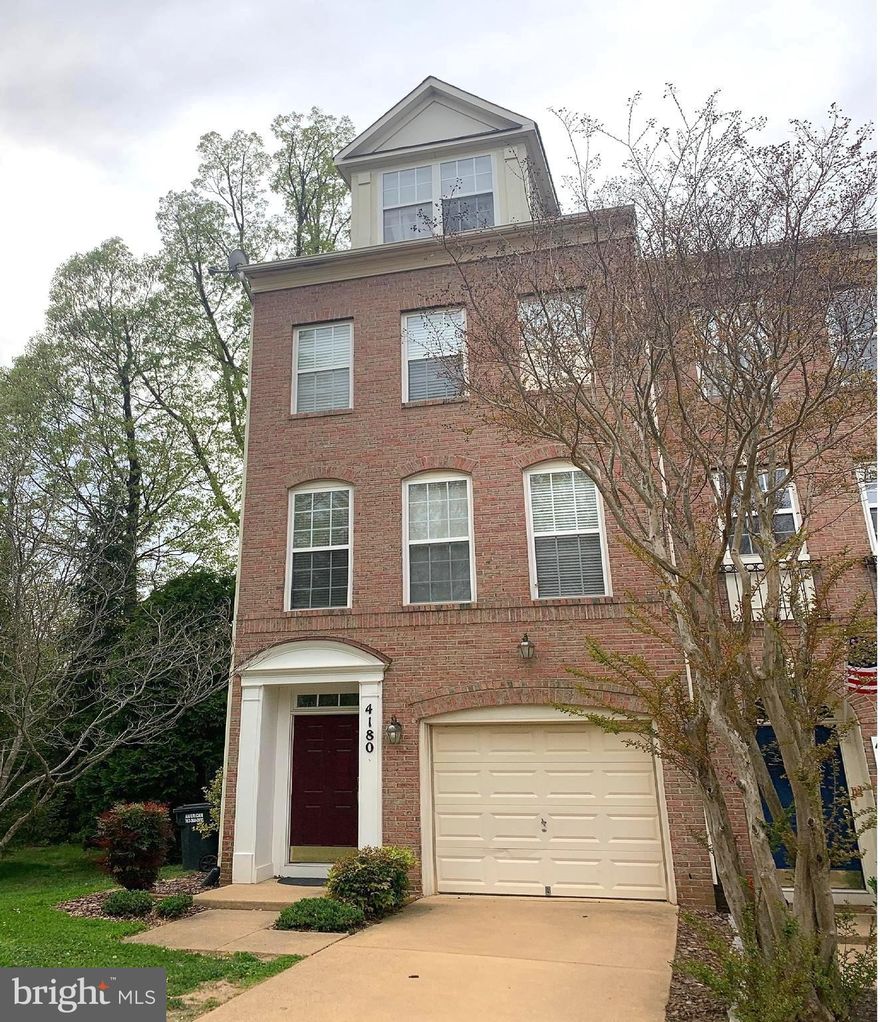 Beautiful 4-level end unit townhome awaits you in the highly sought-after Ridge Top community! This stunning home features a brick front, a 1-car garage, a rear deck off the kitchen, and a fenced rear yard with a lovely patio, perfect for outdoor entertaining.

The third level is dedicated to a spacious master suite, offering privacy and tranquility. On the fourth level, you'll find two large bedrooms, ideal for accommodating a growing family or creating a home office space. The entire home exudes pride of ownership, showcasing numerous updates and meticulous maintenance. The remodeled gourmet kitchen boasts elegant granite countertops, newer stainless steel appliances, and a cozy breakfast nook. Hardwood floors grace the main level, adding a touch of sophistication. All bathrooms have been tastefully updated, adding to the overall appeal.

Convenience is at your fingertips with the Fairfax Government Center, Fair Oaks Mall, and Costco just a short distance away. Commuters will appreciate the easy access to I-66, Rt. 50, and Rt. 29, while those who enjoy shopping and dining will love the proximity to Fairfax Corner and Wegmans. Public transportation users will find the Metro/connector Bus Station just a few steps away. 

The great school district, Willow Spring ES/Lanier MS/Fairfax HS. Community pool & amenities. An online application is available for your convenience. The property will be ready for move-in on August 1, 2023. 
Please note that the entire unit will undergo professional deep cleaning and sanitization after the current tenants vacate. This will ensure that the property is in pristine condition for the next occupants.