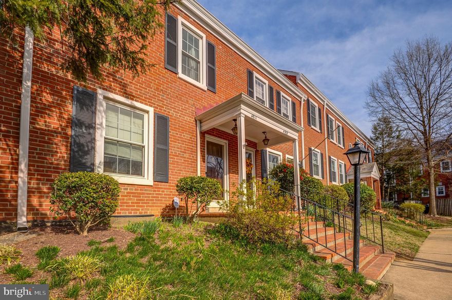 Come home to your own private Fairlington Village oasis!  This gorgeous Clarendon II townhouse condominium overlooking a tranquil pool will have you feeling like every day at home is a relaxing vacation.   This bright end-unit has three exposures and has been updated in all of the important ways. The fenced rear patio off of the kitchen provides an ideal outdoor retreat and the perfect spot for dining al fresco. Upstairs are two bedrooms, including a large primary bedroom, a smaller secondary bedroom and an updated hall bathroom. The two rooms in the fully finished lower level can be used in many different ways, from extra living space to dedicated work space, or anything in between. The updated lower-level bath features a newer full-sized washer and dryer, making laundry day a breeze.  Fairlington Village is a pet-friendly and professionally managed community featuring seasonal outdoor pools, tennis, pickleball and basketball courts, a community center and more. Commuting options abound here too, with Metrobus service running through the community and easy access to the Shirlington Transit Center, the Pentagon, downtown DC, the beltway and beyond. Welcome home!