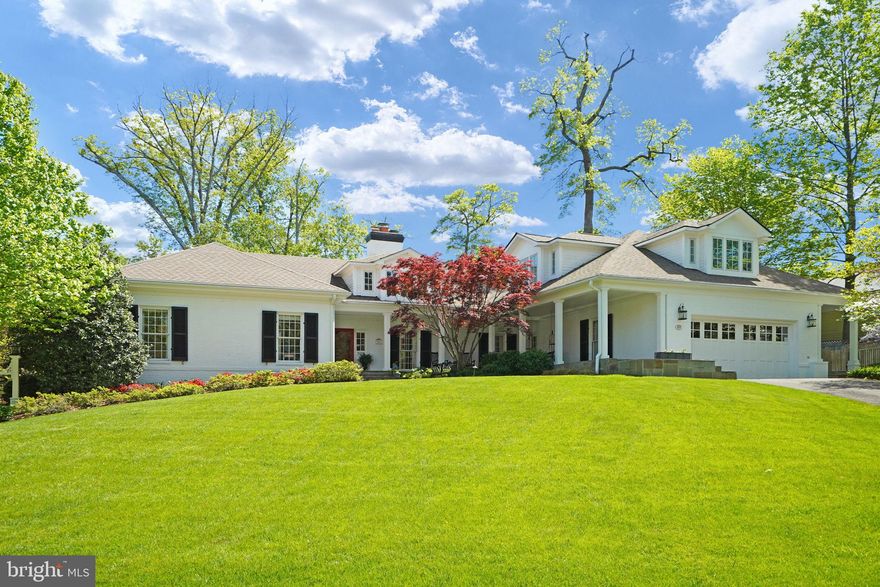 Prominently situated in the double cul-de-sac enclave of Rock Spring Court, this timeless expanded Colonial seamlessly marries classic charm with modern luxury. Meticulously updated and expanded, this home boasts refined elegance and spacious living. Resting on a 1/2-acre lot with thoughtfully planned, mature landscaping and ample hardscaped areas for relaxation and entertainment, there are simply no comparable homes on the market.  This is not your typical new construction style home; it has character and attributes that come with decades of planning, updating and continuous care.  
The main level boasts a gourmet kitchen that flows into a spacious and cozy family room which is adjacent to the formal living room, both with fireplaces.  There are 2 ensuite bedrooms on the main level including a luxurious owners suite with two walk-in closets and a fully renovated spa-like bathroom.  The upper-level features 4 bedrooms and 2 full baths, one of the bedrooms is in a separate wing and is currently being utilized as an incredible home office.  The lower level includes a full bar, billiards and gaming room, family room, a full bathroom and ample storage.   There are simply too many features to list, this is a must-see home and a truly once in a lifetime opportunity.