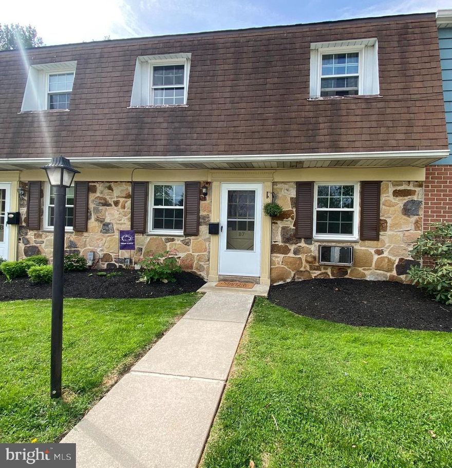 Welcome to this beautifully updated two-story townhome, perfectly move-in ready and just minutes from vibrant downtown West Chester! This charming 2-bedroom, 1.5-bath townhome offers fresh updates throughout, including flooring and fresh paint. Enjoy the ease of low-maintenance living in a well-kept community that’s close to everything.
Step into the bright, spacious living room featuring rich wood laminate flooring and a convenient coat/storage closet. Just off to the right, the dining area includes a ceiling fan and seamlessly connects to the kitchen—perfect for everyday living and entertaining.
The kitchen boasts marble like countertops, modern appliances, a stylish white backsplash, and warm light oak cabinetry that offers plenty of storage space. The updated powder room on the main floor adds a touch of convenience and elegance.
Upstairs, you’ll find two generously sized bedrooms with neutral paint and carpets. Ceiling fans, and AC units for your summer comfort. The full hall bath includes a tiled floor and a sleek tiled tub/shower combo, along with a newer sink, mirror, and even a newer washer and dryer.
And THE BEST PART ?   Your condo fee covers trash removal, snow removal, heat, water, and all exterior maintenance—giving you truly hassle-free living!
This pet-friendly community in West Chester School District also features a fenced-inground pool, a tot lot, a dog play area, and ample guest parking.
Don’t miss this fantastic opportunity to live in one of the most sought after area. Minutes from top-rated restaurants, shopping, and major transportation routes. 
Call today to schedule your private tour—this gem won’t last long!