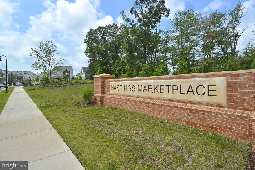 Pristine, beautiful 4 bedroom, 3.5 bathroom home in Hasting Marketplace. Very spacious kitchen with large eat-in space that opens to a large family room. Granite counters, SS appliances, and gas cooking! Home offers 3 Finished levels of 3,000+ finished square feet, double rear car garage, and countless upgrades. Custom paint, gorgeous flooring on main level and carpeting in basement and upstairs. Open floor plan for great community feel. Steps to a local Harris Teeter, minutes to VRE! Don't Miss Out!!