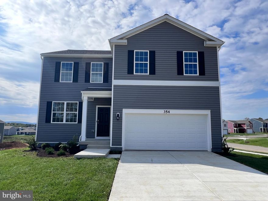 Celebrate the upcoming holidays in your new home!! Below market rates! This beautiful Galen model offer 4 bedrooms and 2.5 baths with a partially finished walkout basement. As you enter the home you will find 9 ft ceilings and great "Flex" that can be used for a home office, or sitting room. A short hallway brings you into the open concept kitchen, dining and family room which includes white cabinets, stainless steel appliances, granite and large pantry. as well and great storage off the 2nd level laundry room. This home is on a full walk out basement that offers a 6' sliding glass door and 2 30/50 windows for great light and also offers a finished Rec Room and rough in for a future full bath as well as great storage. All of our homes have a concrete drive way that leads into a oversized 2 car garage and includes a garage door opener and all 4 sides of the home are sodded and include a shrubbery package too. Home comes with ceiling fan rough-in's in all the bedrooms and family room