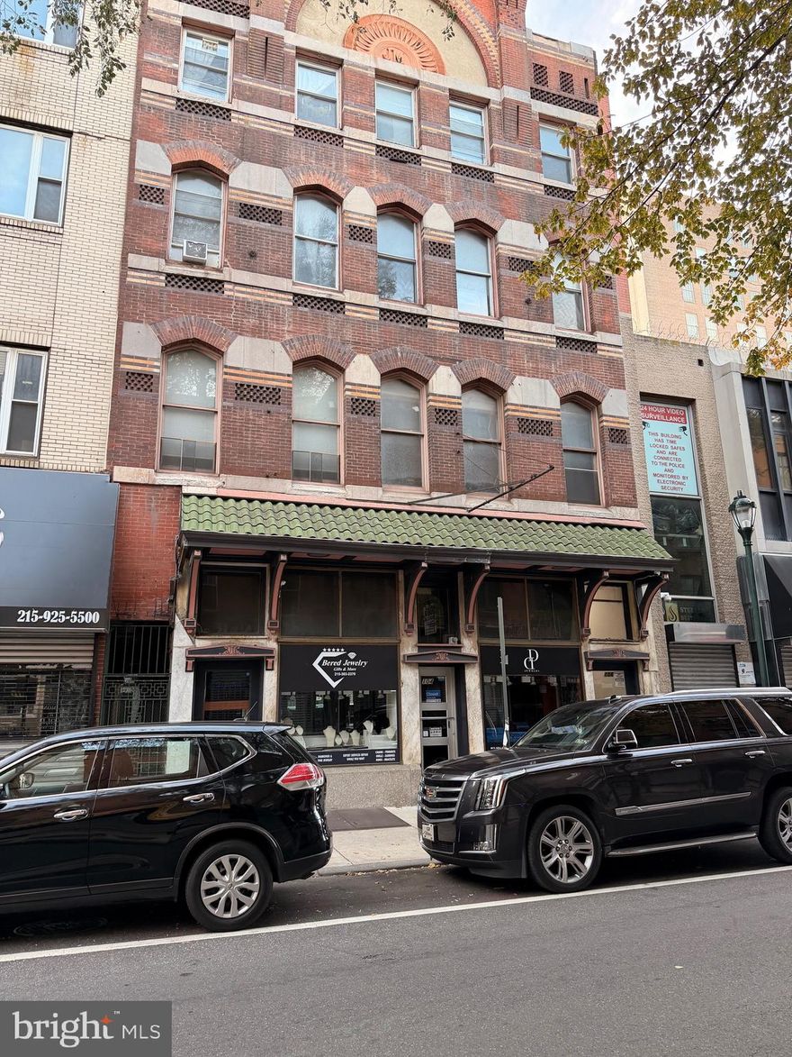 Great opportunity to lease approx. 250 sq. ft. of private retail or office space inside an established jewelry store on Philadelphia’s historic Jeweler’s Row. This enclosed suite features glass walls and door, tiled floors, and bright lighting, offering a secure and professional environment ideal for jewelers, watch repair, appraisers, or designers. Located in a high-traffic, safe area shared with other jewelers, providing strong visibility and foot traffic. Rent is $1,200/month including water; tenant shares electricity. Available immediately.