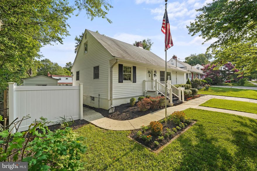Super cute expanded Cape Cod in fabulous location lovingly maintained by long-term owners!  Refinished hardwood floors, spacious kitchen with 42" cabinetry and loads of countertop space, four bedrooms (two on main level and two on top level)  and two full baths.  Two main level expansions include king-sized dining room and light-filled family room with separate heating & cooling with walk-out to deck, patio and wonderful fenced and level yard!  Finished lower level with new LVP flooring includes rec room, separate office/exercise room, workshop and large utility/storage room with walk-out to rear yard.  Driveway, sidewalks and a terrific location minutes to Sligo Creek hike/bike trails and parks.  You'll love this one!!